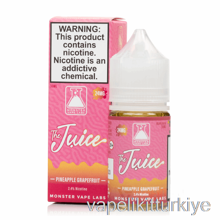 Vape Türkiye Ananas Greyfurt - Meyve Suyu Tuzları - 30ml 48mg